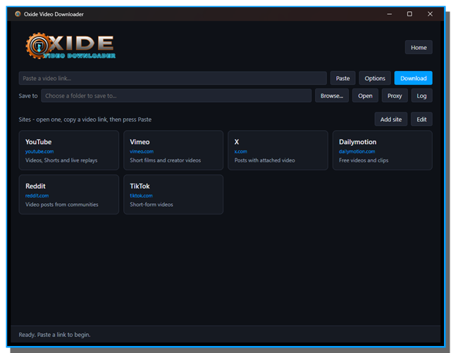 Oxide Video Downloader